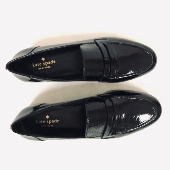 kate spade NEW YORK Genevieve Black Leather Loafer - Picture 5 of 6